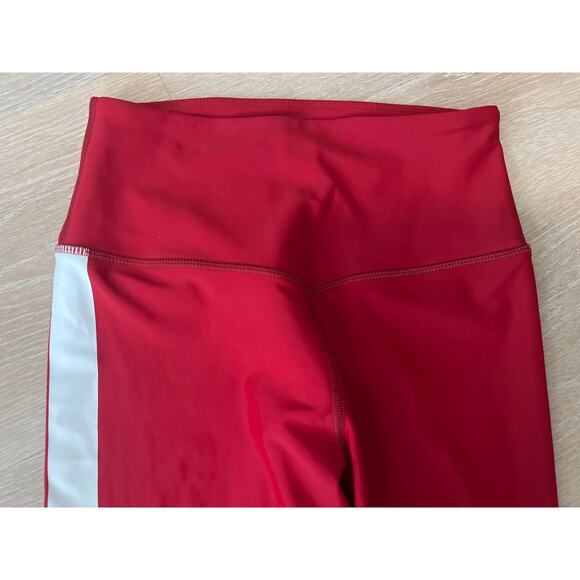 RYDERWEAR STRIDE HIGH WAISTED LEGGINGS - RED Size Small - Picture 5 of 10